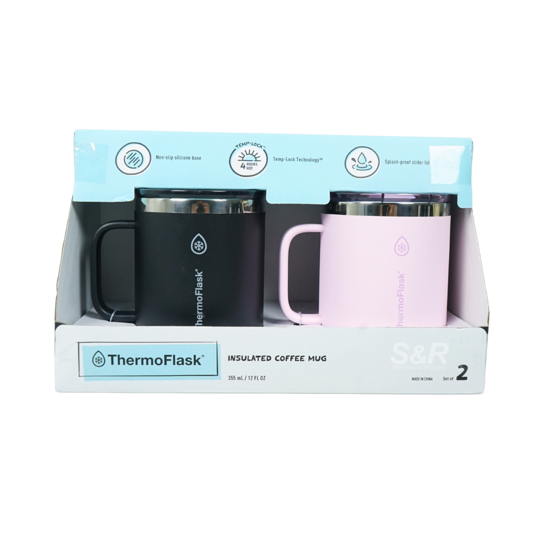 ThermoFlask Insulated Coffee Mug 2 x 355mL
